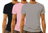 Aaramkhor Combo Gift Pack of 3 Model Men Black Navy Blue GreyMelange Tshirts for Men