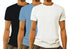 Aaramkhor Combo Gift Pack of 3 Model Men Black Navy Blue GreyMelange Tshirts for Men