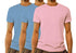 Aaramkhor Combo Gift Pack of 3 Model Men Black Navy Blue GreyMelange Tshirts for Men