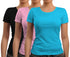 Aaramkhor Combo Gift Pack of 3 New women black navyblue babypink Tshirts for Women