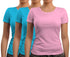 Aaramkhor Combo Gift Pack of 3 New women black navyblue babypink Tshirts for Women