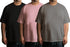 Aaramkhor Combo Gift Pack of 3 Plussize Black Navy Blue Grey Tshirts for Men