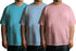 Aaramkhor Combo Gift Pack of 3 Plussize Black Navy Blue Grey Tshirts for Men