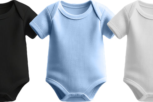 Aaramkhor Combo Gift Pack of 3 Romper Black Baby Blue Pista Green Tshirts for Men