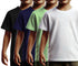 Aaramkhor Combo Gift Pack of 4 Kids Black Navy Blue Pista Green White Tshirts for Kids