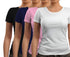 Aaramkhor Combo Gift Pack of 4 New women black navyblue babypink white Tshirts for Women