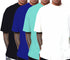 Aaramkhor Combo Gift Pack of 4 Oversized Black Navy Blue Grey White Tshirts for Men