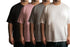 Aaramkhor Combo Gift Pack of 4 Plussize Black Navy Blue Grey White Tshirts for Men