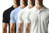 Aaramkhor Combo Gift Pack of 4 Polo Black Navy Blue Grey White Tshirts for Men