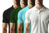 Aaramkhor Combo Gift Pack of 4 Polo Black Navy Blue Grey White Tshirts for Men