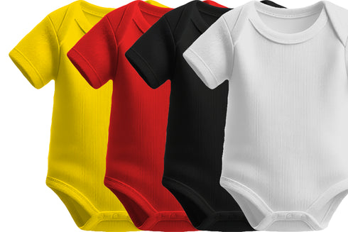 Aaramkhor Combo Gift Pack of 4 Romper Black Baby Blue Pista Green White Tshirts for Men