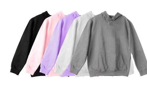 Aaramkhor Combo Gift Pack of 5 Hoodie Black Navy Blue Lavender White Grey Tshirts for Men