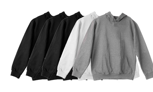 Aaramkhor Combo Gift Pack of 5 Hoodie Black Navy Blue Lavender White Grey Tshirts for Men