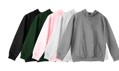 Aaramkhor Combo Gift Pack of 5 Hoodie Black Navy Blue Lavender White Grey Tshirts for Men