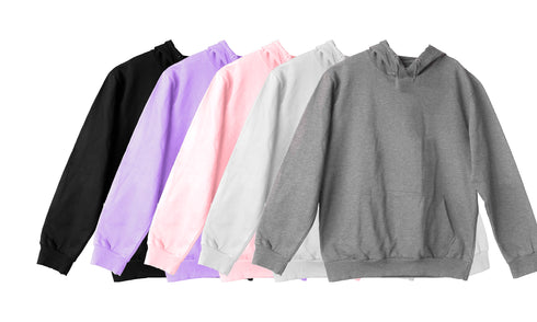 Aaramkhor Combo Gift Pack of 5 Hoodie Black Navy Blue Lavender White Grey Tshirts for Men