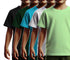 Aaramkhor Combo Gift Pack of 5 Kids Black Navy Blue Baby Blue White Pista Green Tshirts for Kids