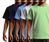 Aaramkhor Combo Gift Pack of 5 Kids Black Navy Blue Baby Blue White Pista Green Tshirts for Kids