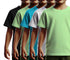 Aaramkhor Combo Gift Pack of 5 Kids Black Navy Blue Baby Blue White Pista Green Tshirts for Kids