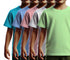 Aaramkhor Combo Gift Pack of 5 Kids Black Navy Blue Baby Blue White Pista Green Tshirts for Kids