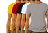 Aaramkhor Combo Gift Pack of 5 Model Men Black Navy Blue GreyMelange White GreyMelange Tshirts for Men