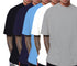 Aaramkhor Combo Gift Pack of 5 Oversized Black Navy Blue Grey White Grey Tshirts for Men
