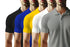 Aaramkhor Combo Gift Pack of 5 Polo Black Navy Blue Grey White Grey Tshirts for Men