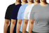 Aaramkhor Combo Gift Pack of 5 Womens Plussize Black Navy Blue Grey White Grey Tshirts for Women