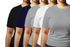 Aaramkhor Combo Gift Pack of 5 Womens Plussize Black Navy Blue Grey White Grey Tshirts for Women