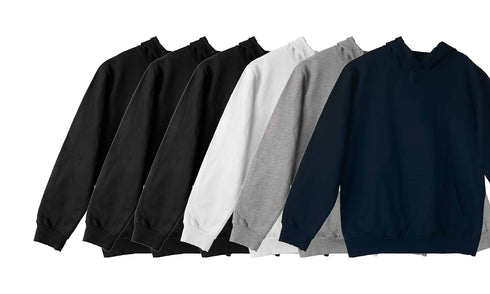 Aaramkhor Combo Gift Pack of 6 Hoodie Black Navy Blue Grey White Grey Navy Blue Tshirts for Men