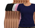 Aaramkhor Combo Gift Pack of 6 New women black navyblue babypink white babypink navyblue Tshirts for Women