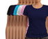 Aaramkhor Combo Gift Pack of 6 New women black navyblue babypink white babypink navyblue Tshirts for Women