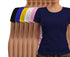 Aaramkhor Combo Gift Pack of 6 New women black navyblue babypink white babypink navyblue Tshirts for Women