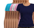 Aaramkhor Combo Gift Pack of 6 New women black navyblue babypink white babypink navyblue Tshirts for Women