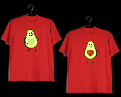 RELATIONSHIPS Matching Couples avocado couple T-Shirts for Boyfriend Girlfriend Fiance Husband Wife Mother Father Family