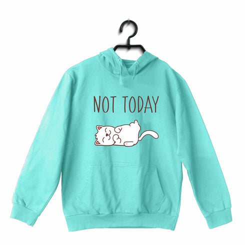 Aaramkhor CAT - NOT TODAY CATS Pets, Cute Hooded SweatShirts