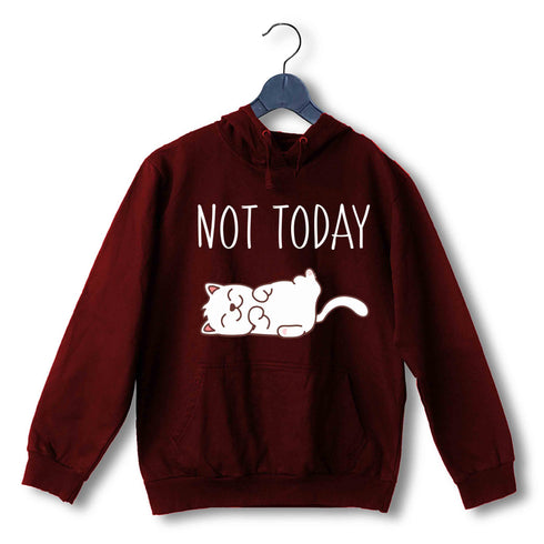 The classics Cats CAT - NOT TODAY UNISEX HOODIE Sweatshirts