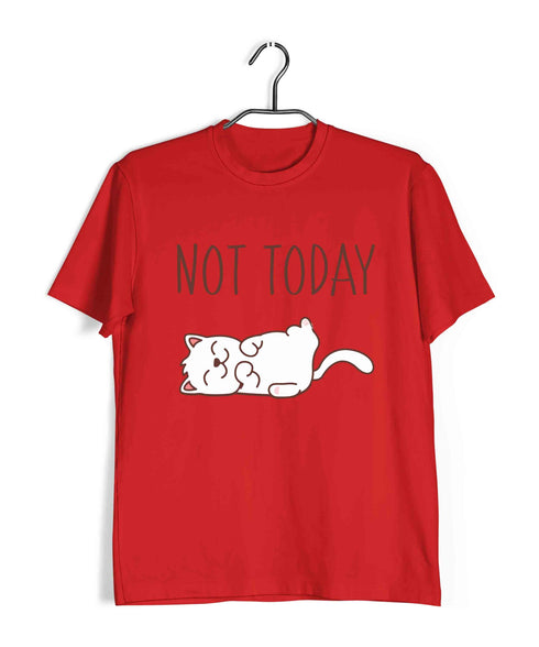 Pop Culture The classics Cats CAT - NOT TODAY Custom Printed Graphic Design T-Shirt for Women