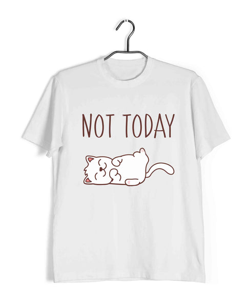Pop Culture The classics Cats CAT - NOT TODAY Custom Printed Graphic Design T-Shirt for Women