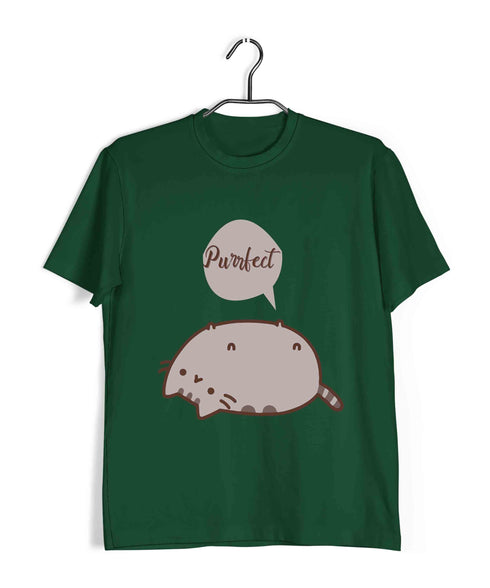 Cats CAT PURRFECT The classics Casual Graphic Printed T-Shirt for Men