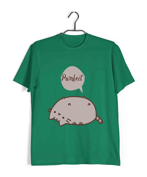 Cats CAT PURRFECT The classics Casual Graphic Printed T-Shirt for Men