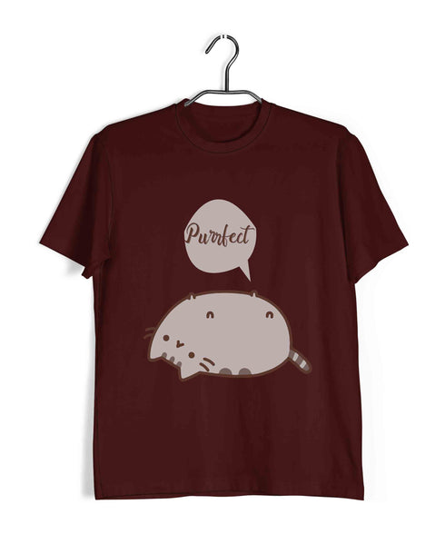 Cats CAT PURRFECT The classics Casual Graphic Printed T-Shirt for Men