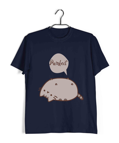 The classics Cats CAT PURRFECT Custom Printed Graphic Design T-Shirt for Women