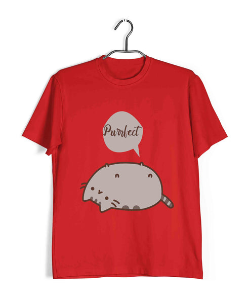 Cats CAT PURRFECT The classics Casual Graphic Printed T-Shirt for Men