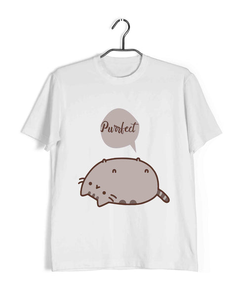 The classics Cats CAT PURRFECT Custom Printed Graphic Design T-Shirt for Women