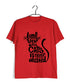 Cats Pop Culture TIME SPENT WITH CAT IS NEVER WASTED - CAT WORD ART The classics Casual Graphic Printed T-Shirt for Men