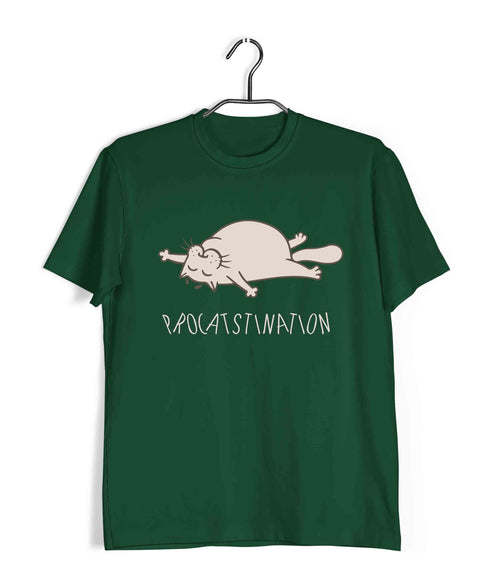 Cats Pop Culture PRO-CAT-SINATION The classics Casual Graphic Printed T-Shirt for Men