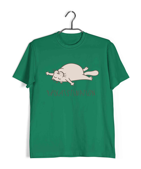 Cats Pop Culture PRO-CAT-SINATION The classics Casual Graphic Printed T-Shirt for Men