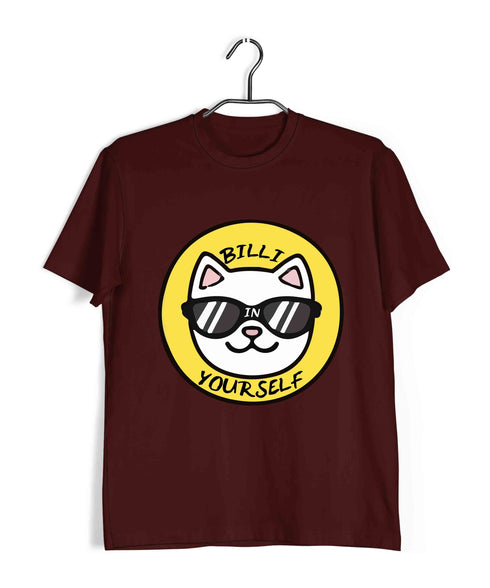 Cats BILLI IN YOURSELF The classics Casual Graphic Printed T-Shirt for Men