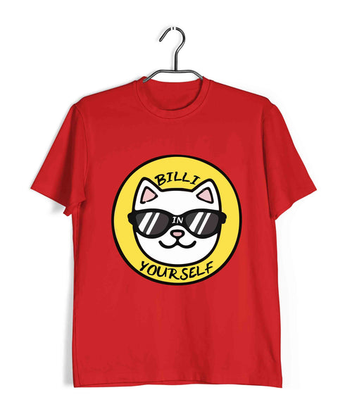 Cats BILLI IN YOURSELF The classics Casual Graphic Printed T-Shirt for Men