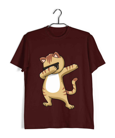 Cats CAT DAB The classics Casual Graphic Printed T-Shirt for Men